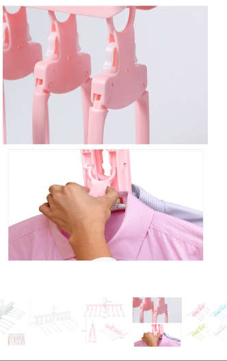 Retractable Magic Clothes Rack hanger Set