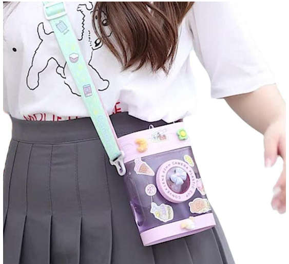 Camera Water Bottle 450ml Purple