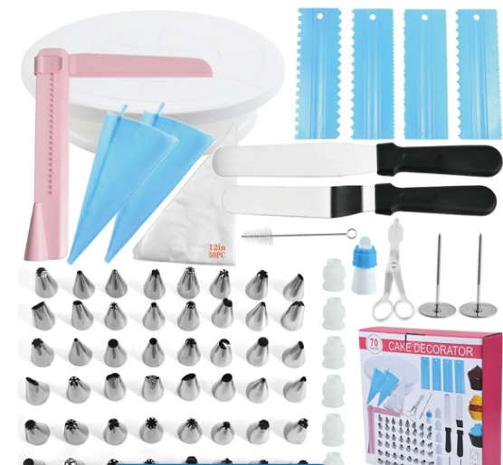 Cake Decorating Tip Sets - 70 Piece