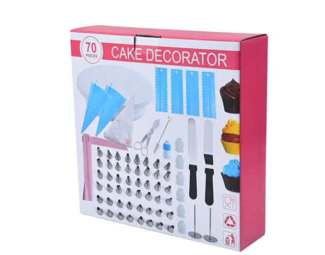Cake Decorating Tip Sets - 70 Piece