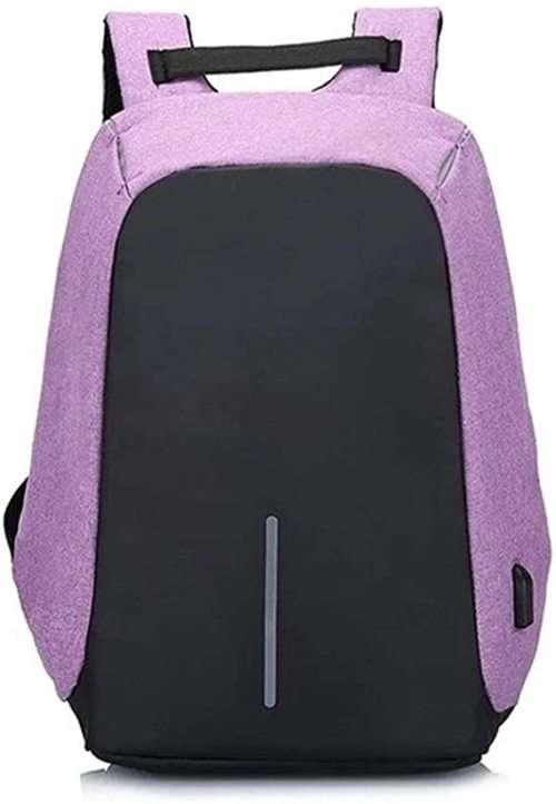 USB Antitheft Laptop Bag (DISPLAY MODEL)(Purple)