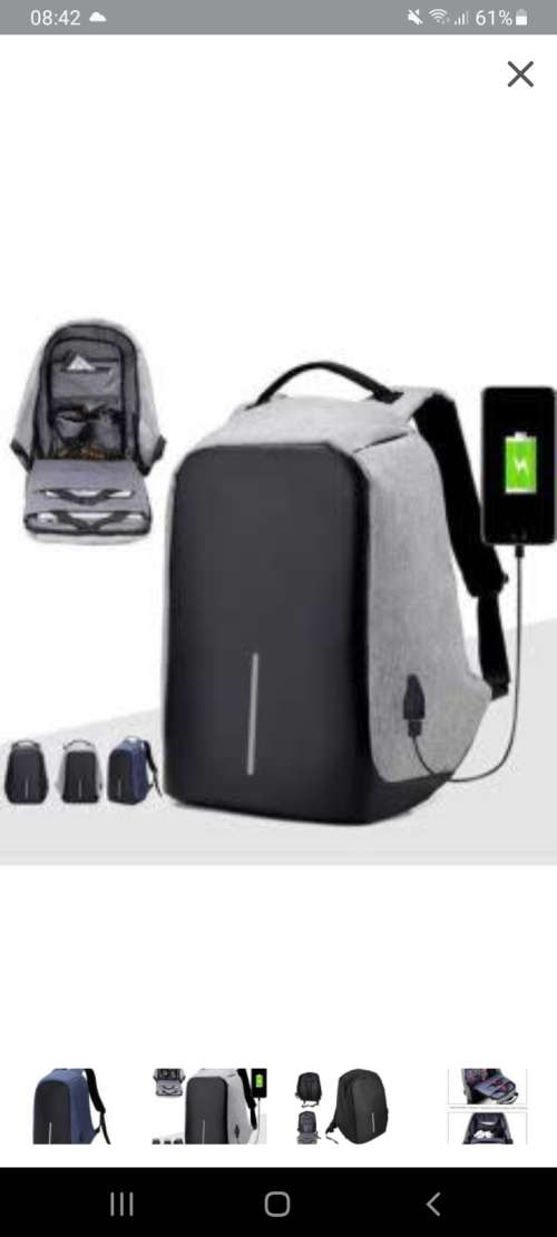 USB Antitheft laptop bag(Display Model)