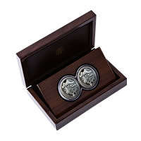BIG 5 Fine-Silver Double Proof Coin Set 2021 - Buffalo