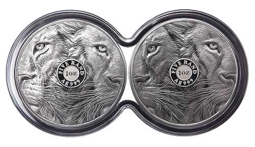 BIG 5 Fine-Silver Double Proof Coin Set 2019 - Lion