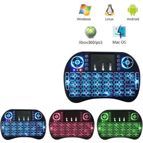 Mini wireless mouse  /Mini keyboard with red,green & blue backlight