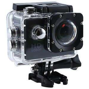 Waterproof HD Sports Camera 1080P - Black