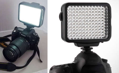 PROFESSIONAL VIDEO LIGHT ILLUMINATOR KIT WITH BATTERY AND CHARGER - LED-5009