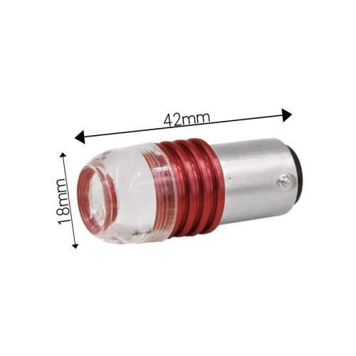 Led COB brake light bulb dual mode / strobe