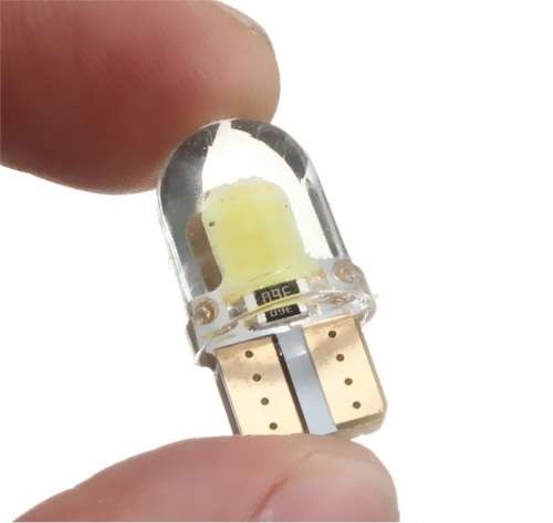 T10 Car Bulb  High Powered COB LED  Twin Pack