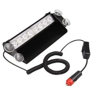 Dash Mount Security Flashing White