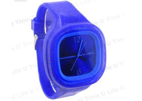 High Quality Unisex Silicone Jelly Watch - Dark Blue