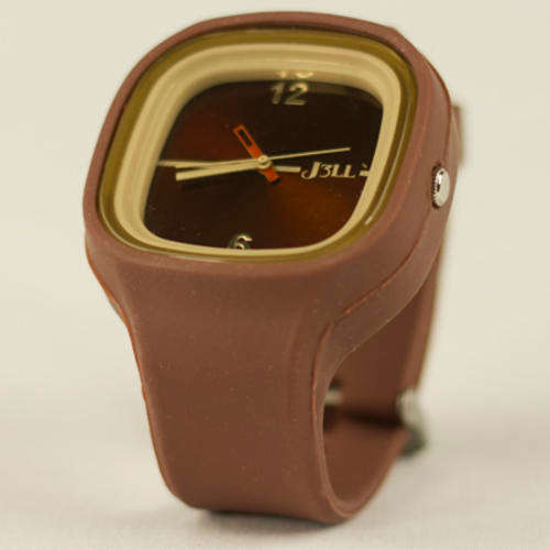 High Quality Unisex Silicone Jelly Watch - Brown (NEW COLOUR)