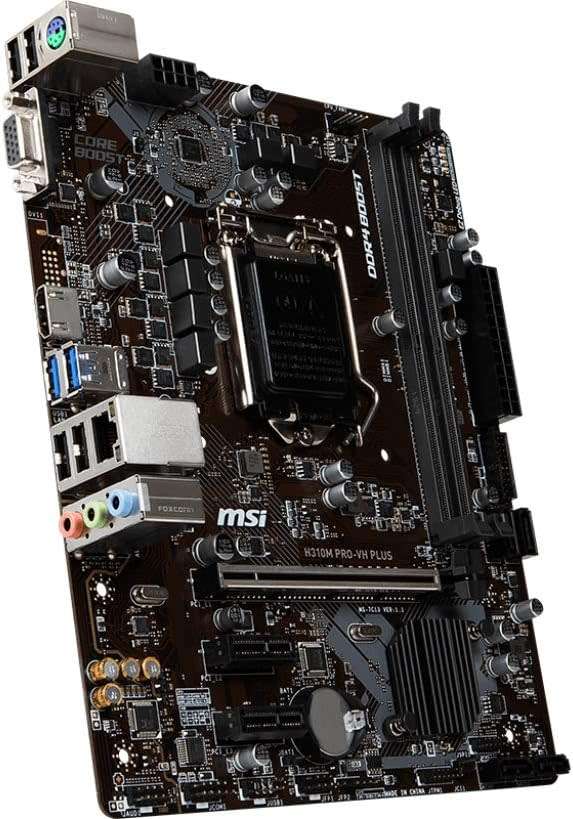 MSi 8th & 9th gen motherboards, DDR4, 1151, HDMi, USB3, 7.1 HD Audio, 1 yr warranty. R999