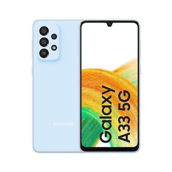 SAMSUNG GALAXY A33 5G|| 6G/128G, UNDERDISPLAY FINGERPRINT, ||QUADRUPLE 48MP,VERY GOOD CONDITION