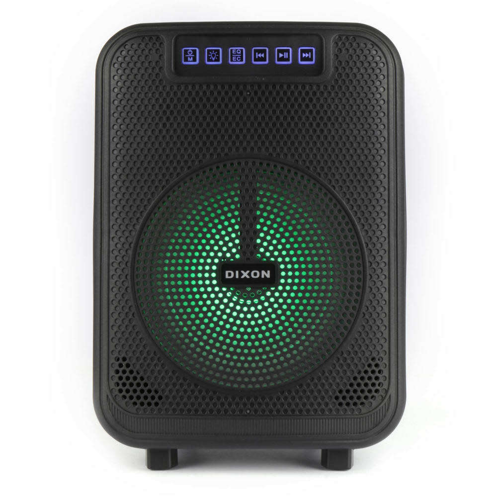 6.5` INCH POWERFUL BLUETOOTH SPEAKER, BUILT IN DISCO LIGHT AND APPS CONTROL
