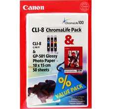 Canon CLI-8 ChromaLife Pack Value Pack