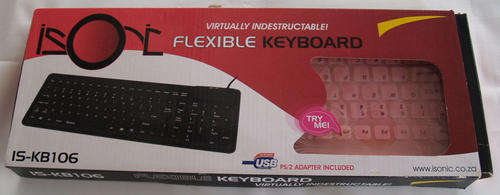 Flexible Keyboard - Light Pink - Isonic