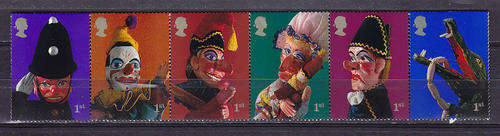 GB QEII : PUNCH AND JUDY SHOW PUPPETS,,,VERY FINE U/M