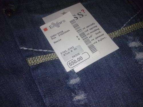 Guess jeans at edgars shop