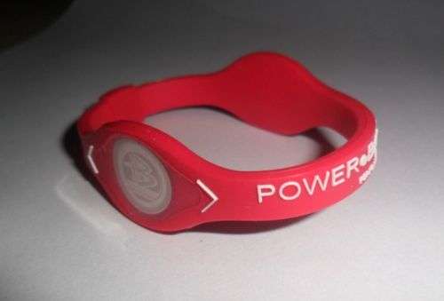 NEW! 100% Original Power Balance Silicone Wristband Bracelet :RED SIZE:S