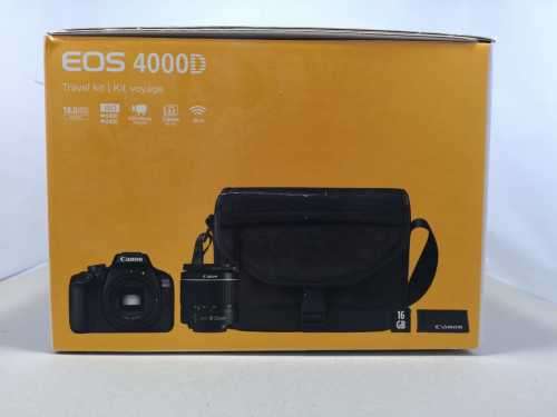Brand New Never Used Canon Digital Camera 4000D kit