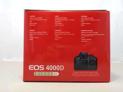 Brand New Never Used Canon Digital Camera 4000D kit
