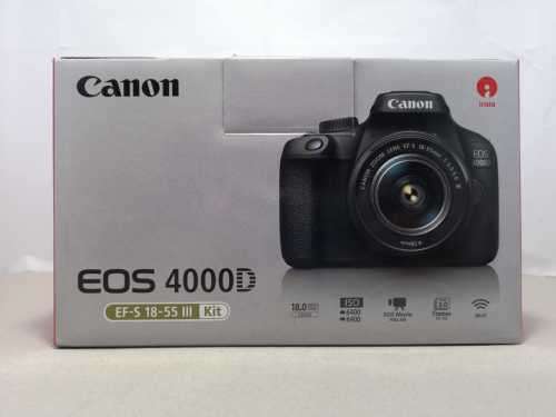 Brand New Never Used Canon Digital Camera 4000D kit