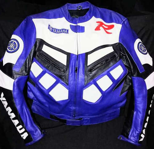 Genuine Leather Gents and Ladies Yamaha "R" Series Bikers Jackets Sold Together as 1 Item
