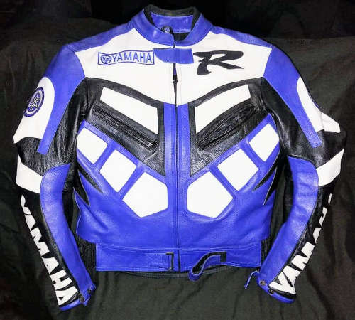 Genuine Leather Gents and Ladies Yamaha "R" Series Bikers Jackets Sold Together as 1 Item