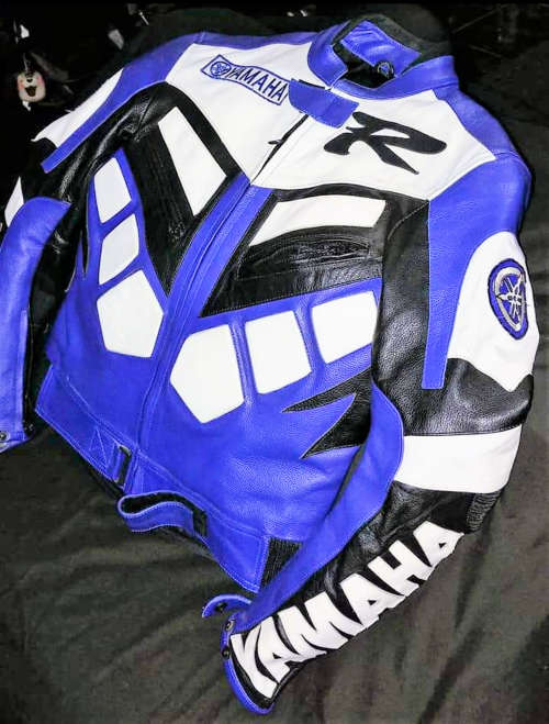 Genuine Leather Gents and Ladies Yamaha "R" Series Bikers Jackets Sold Together as 1 Item