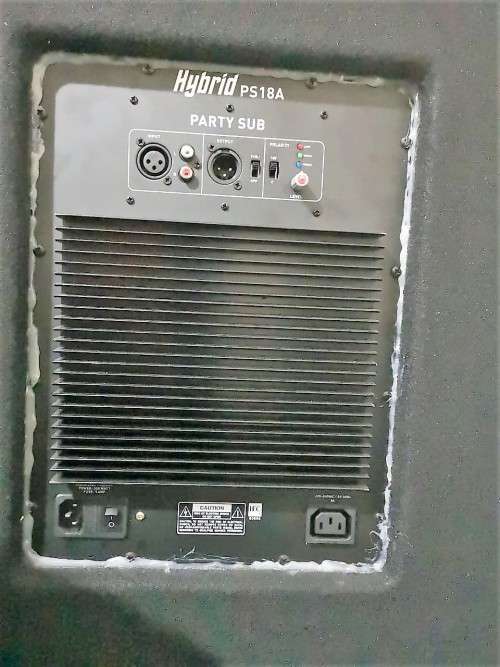 2 x 18" Hybrid Bass Bins VERY LOUD AND POWERFULL SOLD AS A SET