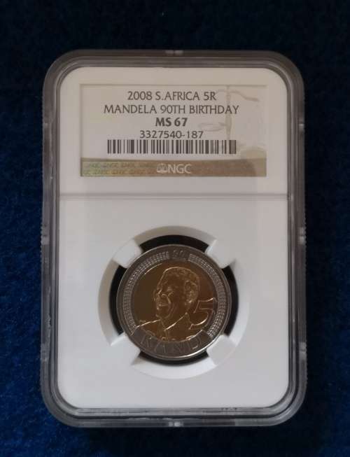WOWWW!!! MS66 and MS67 ,Mandela Birday Graded Coins Bid For Both Coins
