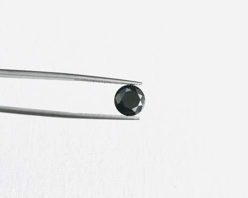 Wow!! Black Round Cut Moissanite 0.420ct, 0.438ct, 0.449ct & 0.472ct bid for All !!