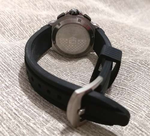 Wow !!! Pre Owned Gents Tag Chronograph Watch Replacement Rubber Strap - Very Stylish !!!