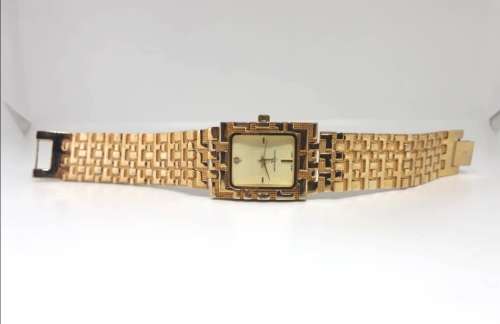 Ladies Quartz Diamond and gold Colored Watch