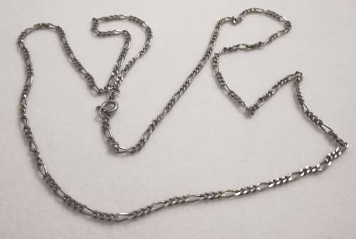 S=olid 925 Sterling Silver Designer Figaro Link Chain, NOT PLATED!!