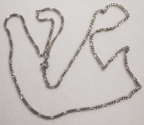 S=olid 925 Sterling Silver Designer Figaro Link Chain, NOT PLATED!!