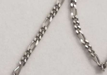 S=olid 925 Sterling Silver Designer Figaro Link Chain, NOT PLATED!!