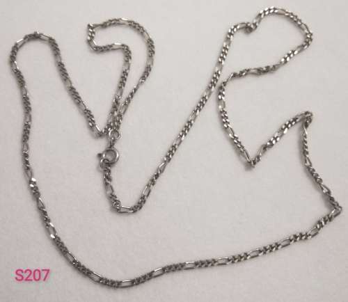 S=olid 925 Sterling Silver Designer Figaro Link Chain, NOT PLATED!!
