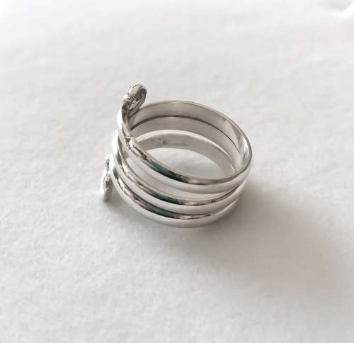 Solid 925 Sterling Silver Designer Egyptian Style Ring, NOT PLATED!!