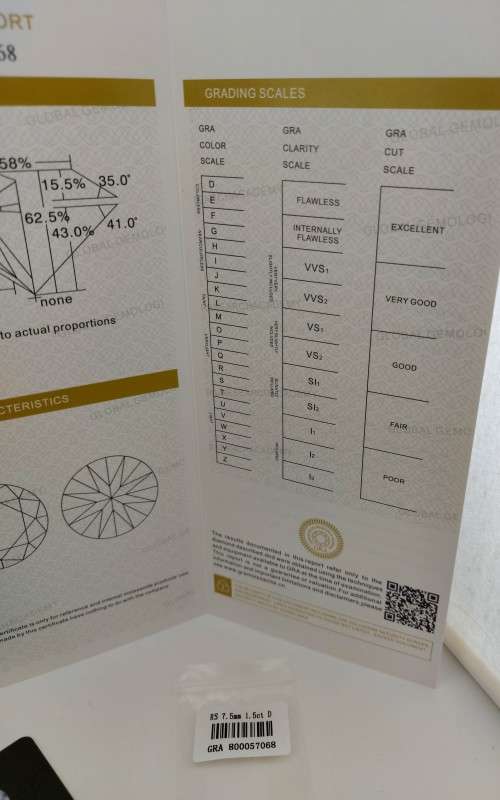 R1 Start ,Wow!!! 1.0ct Certified Moissanite ,D Color, VVS1 Clarity