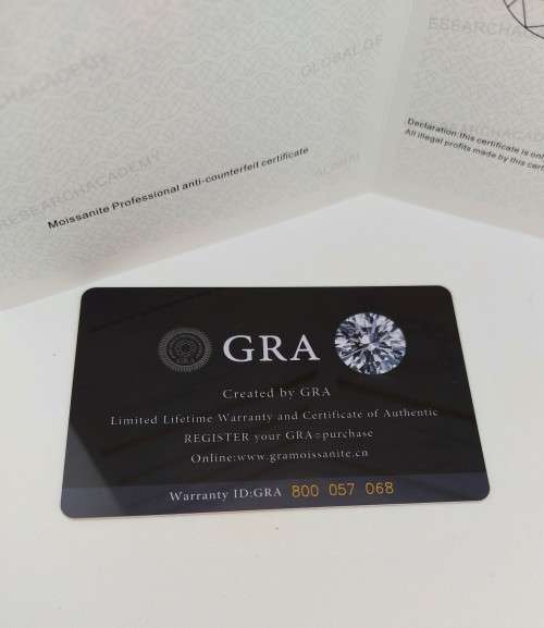 R1 Start ,Wow!!! 1.0ct Certified Moissanite ,D Color, VVS1 Clarity