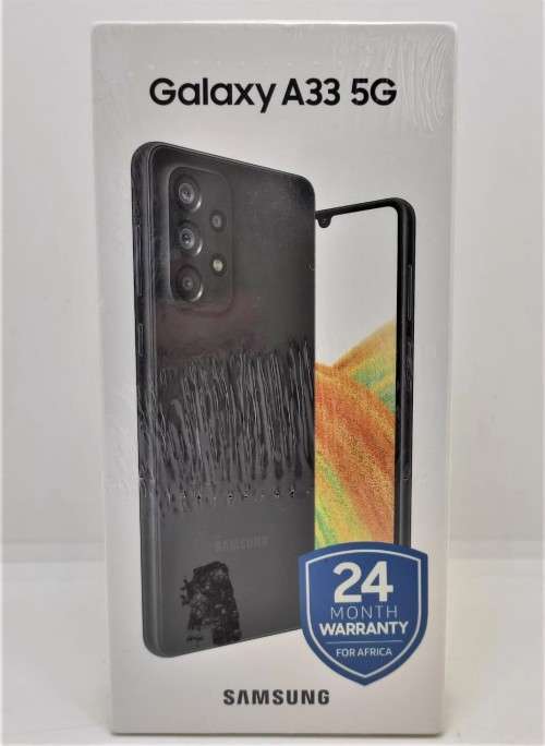 Samsung A33 5g, Brand New Sealed, 128gig, Dual Sim, 6gig ram, Awesome black Color, Local Stock!!!