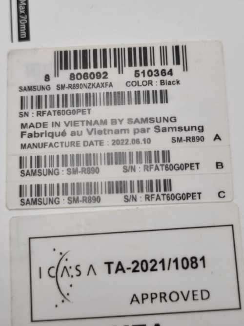 Samsung Galaxy Watch 4 Classic, Size 44mm, Black Color, Brand new, Only Used Once!!!