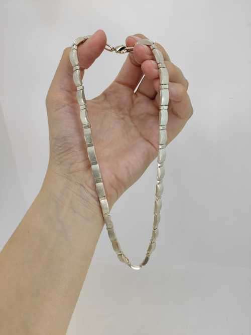 Solid 925 Silver Designer Handmade Chain.