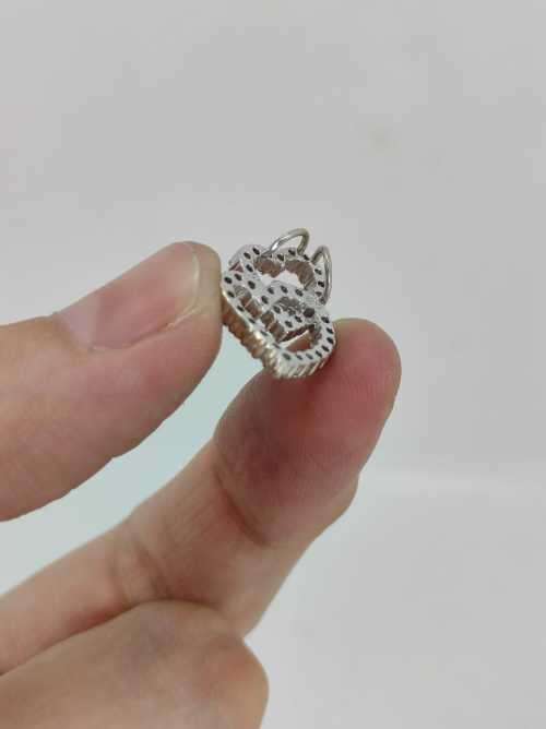 Solid 925 Silver Designer Heart Style Pendant