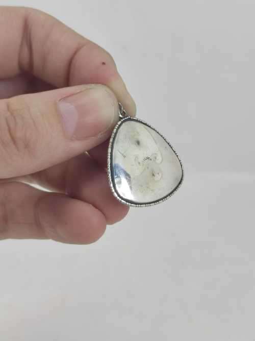 Solid 925 Silver Vintage pin Brooch