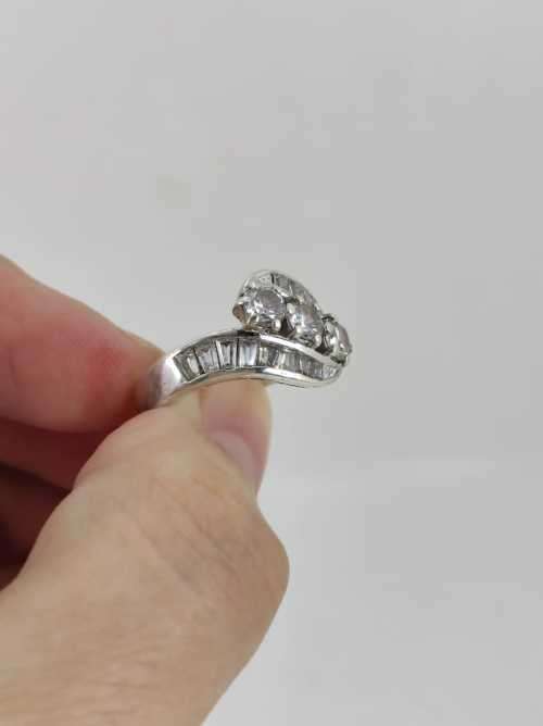 Silver 925 Silver Designer Engagement Ring