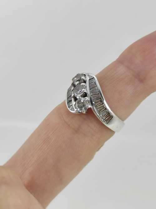 Silver 925 Silver Designer Engagement Ring