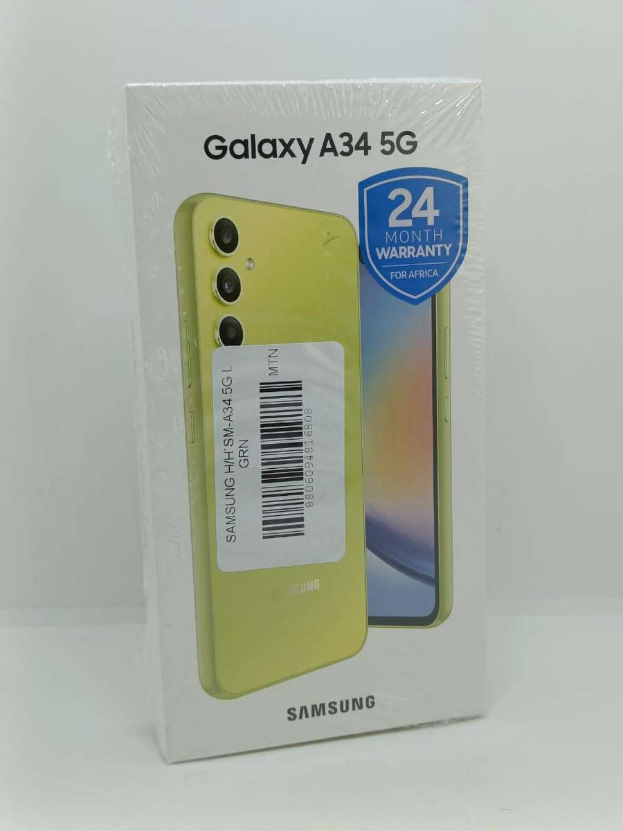 Samsung Galaxy A34 5g, Dual Sim, 128gig, 6gig Ram, Local Stock, Still brand new sealed